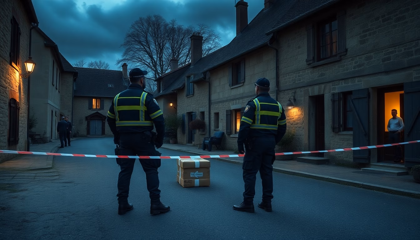 Colis suspect avec un point d'exclamation