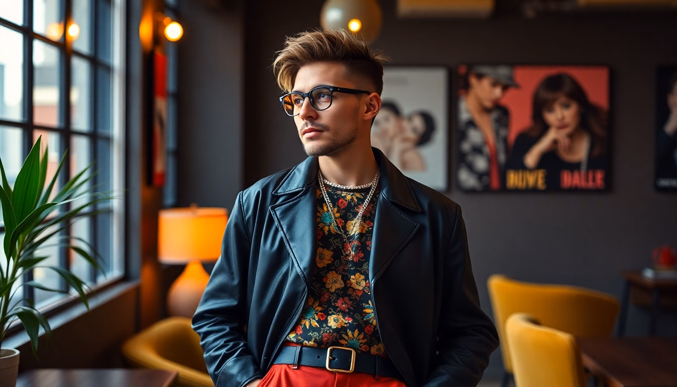 influenceuse mode avec une tenue tendance