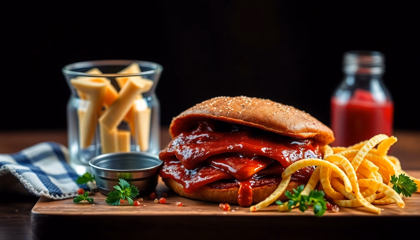 table de match avec plats savoureux